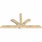 Ekena Millwork Redmond Rough Sawn Timber Gable Bracket, Douglas Fir, 96"W x 48"H x 4"D x 6"F, 12/12 Pitch GBW096X48X0406RED00RDF - alternate 4